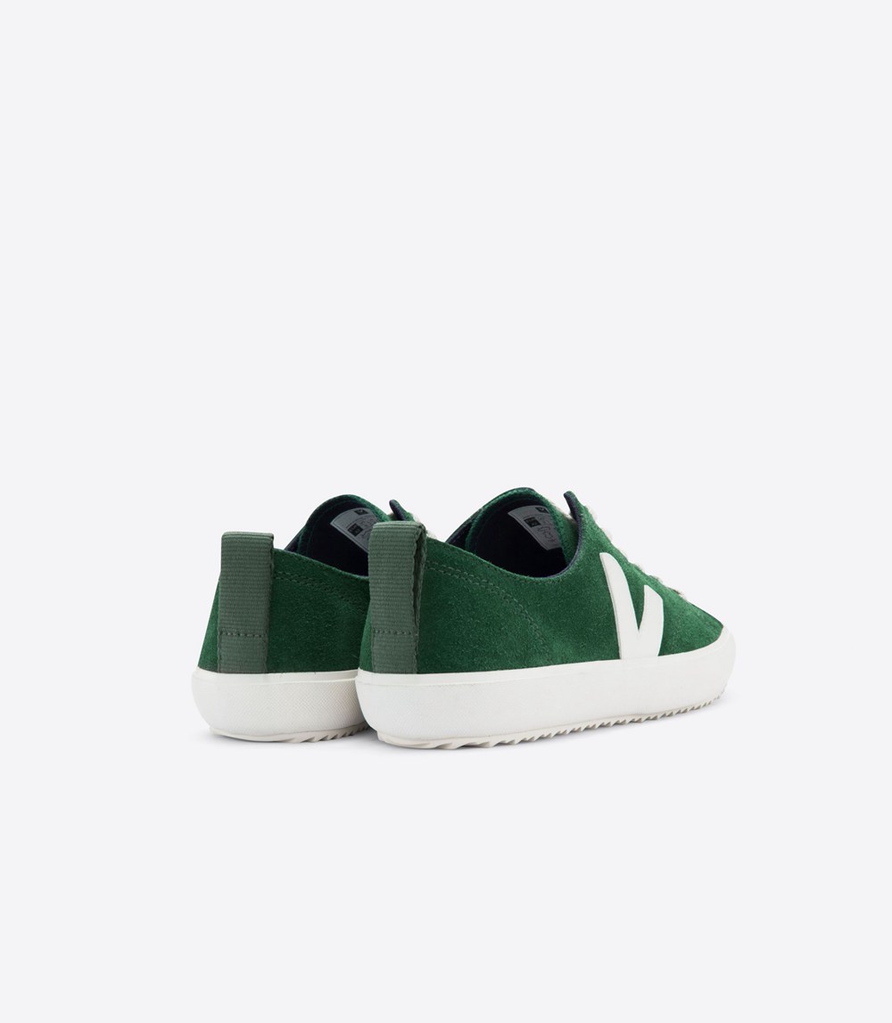 Veja Sneakers Dam - Nova Suede - Gröna/Vita - 492085-ADT